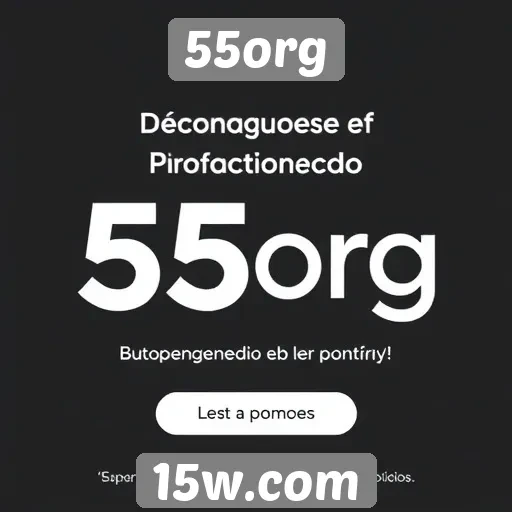 Plataforma 55org apresenta promoções para novos usuários